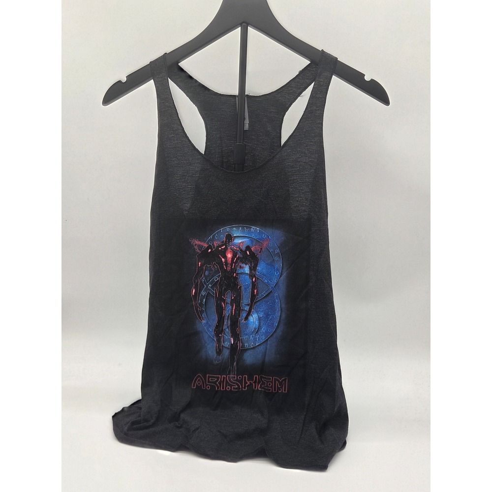 Next Level Apparel M Black Abishem Graphic Racerback Tank Top 101-426